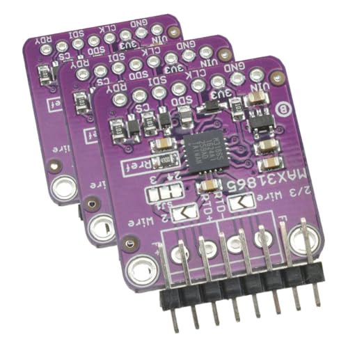HiLetgo PT100 MAX31865 RTD Temperature Thermocouple Sensor Amplifier Module for Arduino (Pack of 3) - size: Small (Pack of 3)