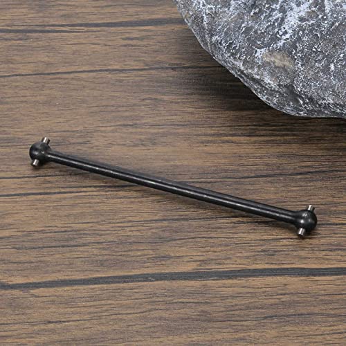 RCAWD Front Center Dogbone Drive Shaft for 1/10 Losi lasernut U4 & Tenacity T & Tenacity TT PRO & Tenacity DB & Tenacity SCT Upgrades, 131mm #45 Steel Parts for #LOS232033 Black - color: Black