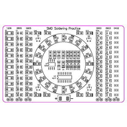 Gikfun DIY SMD SMT Welding Practice Soldering Skill Training Board Ek7028