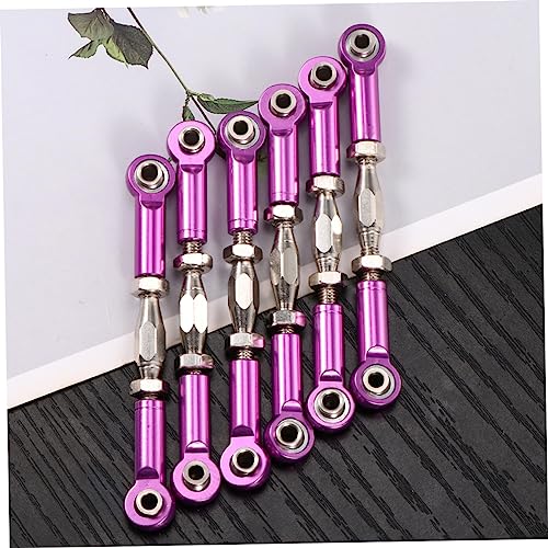 Adjustable Turnbuckle Rod Kit 71mm Aluminum for Car Rod Linkage Easy Install for 1/10 Vehicles