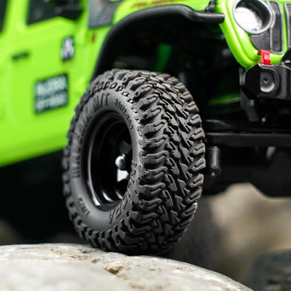 INJORA 34 * 12mm 0.7" MAVERIX M/T Tires for Axial SCX30 Upgrade, T7025