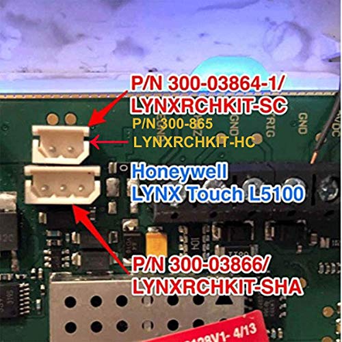 2PACK 300-03864-1 Battery 7.2V 1100mAh Compatible for Alarm Lynx WALYNX-RCHB-SC Honeywell Lynx Touch K5109, L3000, L5000, L5100 ADEMCO 300-06868 - size: 2PCS 7.2V 1100mAh battery