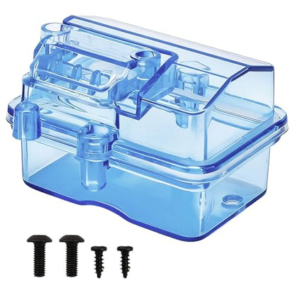 Waterproof Receiver Protector ESC Dustproof Case Transparent Box Compatible with Traxxas TRX-4 Huanqi727 1/10 RC Crawler Car