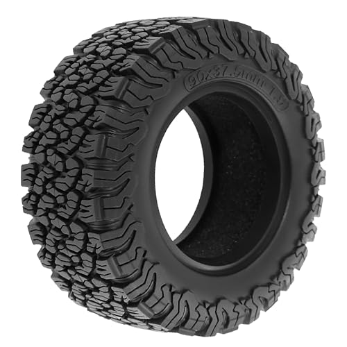 REDSPIDER 1.9" RC Crawler Tires for MJX H12P H12Y, Super Soft Sticky Rubber All-Terrain Tires 90mm OD, for 1/12 RC Cars Upgrade Parts (Tires)