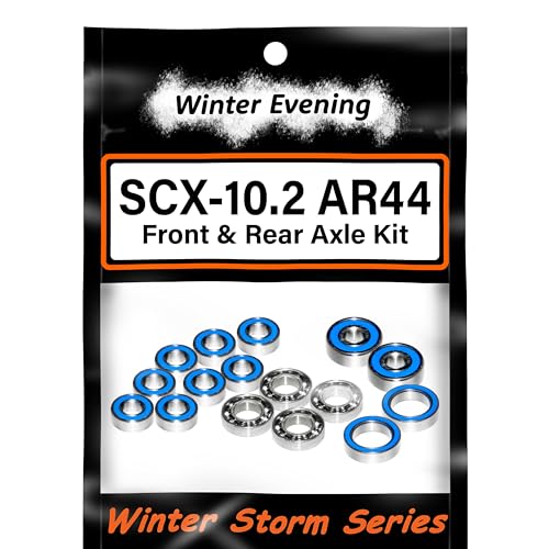 for Axial SCX10.2 SCX10 II Ar44 Axle Front and Rear Bearings Kit (16 pcs)