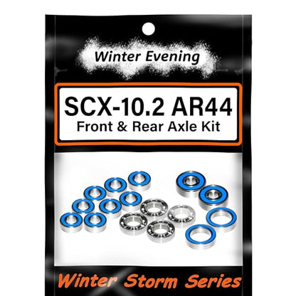 for Axial SCX10.2 SCX10 II Ar44 Axle Front and Rear Bearings Kit (16 pcs)