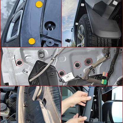 GOOACC 1001PCS Universal Car Clips Mixed Auto Retainer Rivet Push Clips | Bumper Fender Trim Door Panel Shield Engine Cover with fastener remover for GM Ford Chrysler Toyota Lexus Acura Dodge Jeep - color: 1000Pcs Mixed Clips + 1 Remover