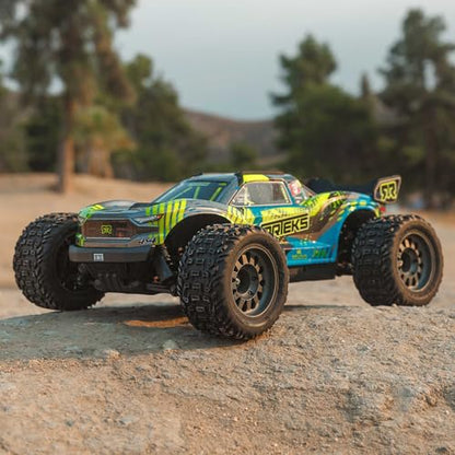 ARRMA RC Truck 1/10 VORTEKS 4X4 223S BLX BRUSHLESS Stadium Truck RTR (Battery and Charger Not Included) with DSC, Teal, ARA4305V4T2 - color: Teal