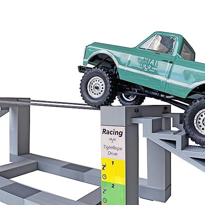 Tight Rope Drive Challenge Gray Version for 1/24 1/18 Scale RC Crawler Truck（NO Truck Included）