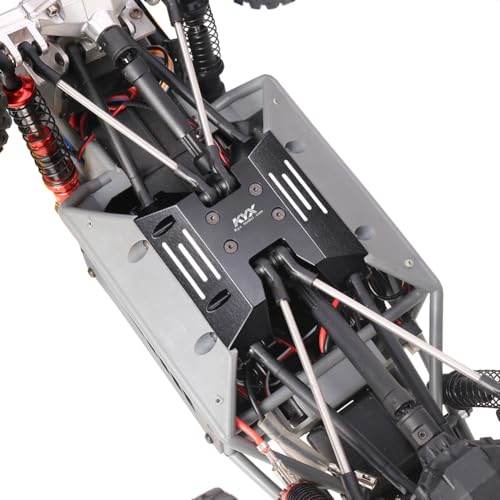 KYX Racing Aluminum Skid Plate Upgrades Parts Accessories for 1/18 RC Crawler Car Axial UTB18 Capra