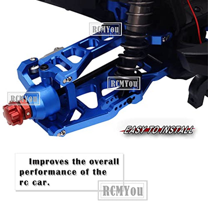 RC Caster Blocks C-hubs&Steering Blocks&Carriers Stub Axle Upgrades Part for 1/10 Maxx WideMaxx,Aluminum Hops Up for RC Truck Mode #89086-4,#89076-4,Replace #8932,8937,8952,Navy Blue