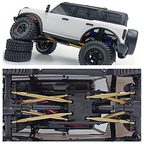 RCLIONS Higher Extra Clearance Links Set Linkage for TRX4M Upgrades 1/18th RC Crawler Car Parts Heavy Weight 62g