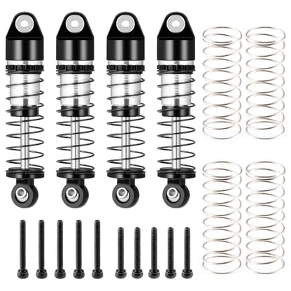 RCLIONS Aluminum 36mm Oil Shock Absorber for AXIAL SCX24 1/24 RC Crawler | SCX24 Deadbolt JLU C10 Gladiator Basecamp Upgrade Parts - size: 36mm