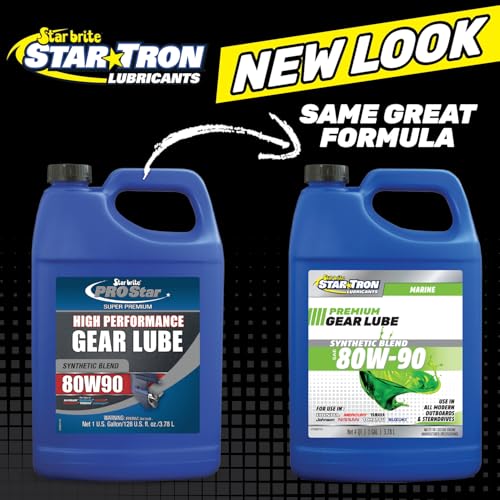 Star brite Premium Lower Unit Gear Lube - size: 128 Oz Gallon, style: 80W-90W Synthetic