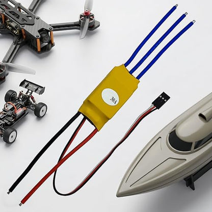 ESC 30A High-Power Brushless Motor Electronic Speed Controller for RC Plane Helicopter Car Boat Tank