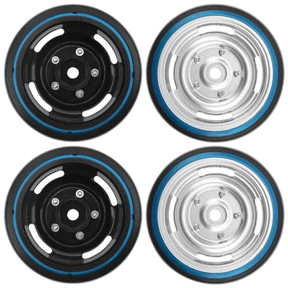 52mm Shock Absorbers Assembled & Hard Plastic 1/10 RC Drift Car Tires & Wheel Rims 12mm Hex