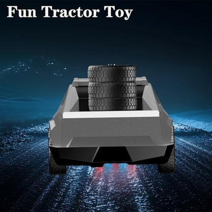 RC Remote Control Car Cybertruck Toy, Police Car Toy 2.4GHz, LED Lights, 2 Rechargeable Batteries, Ideal Gift for Boys Girls Ages 3+ Years - style: Police Cybertruck