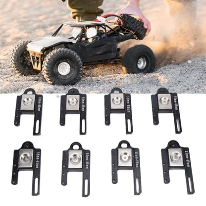 Keenso RC Crawler Body Mounts, 8Pcs Adjustable Magnet Post Kit, Lightweight for 1/8 1/10 RC Cars