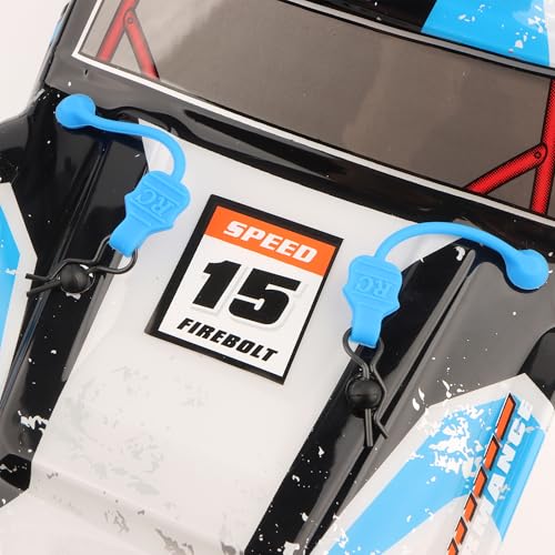 10 Pieces 1.2mm RC Body Shell Clips Pin with Pull Tabs Compatible with All 1/10 1/12 Scale Traxxas Arrma Redcat Axial Losi HSP HPI Kyosho RC Car Truck Crawler Body Shell Upgrades(Blue) - color: Light Blue