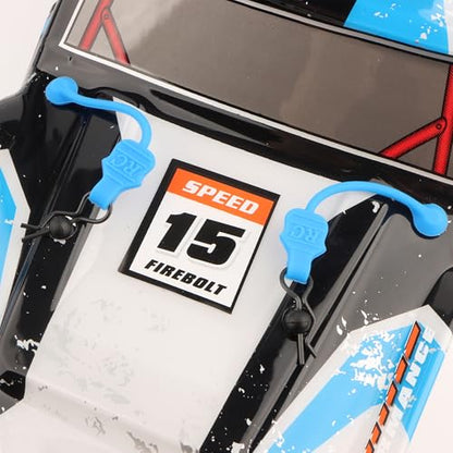 10 Pieces 1.2mm RC Body Shell Clips Pin with Pull Tabs Compatible with All 1/10 1/12 Scale Traxxas Arrma Redcat Axial Losi HSP HPI Kyosho RC Car Truck Crawler Body Shell Upgrades(Blue) - color: Light Blue