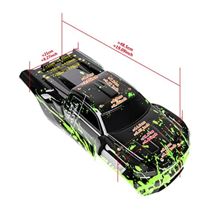 Custom Body Compatible for Sledge 6S 4WD 1/8 Truck Shell Cover (Muddy Blue) - color: Muddy Blue