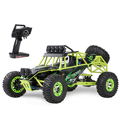 GoolRC WLtoys 12428 RC Car, 1/12 Scale 4WD 50km/h High Speed RC Rock Crawler, 2.4Ghz Remote Control Off Road Truck for Adults