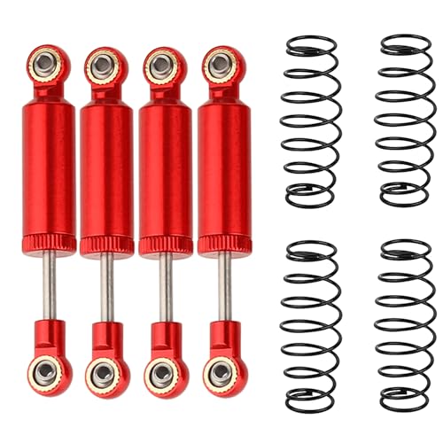 Shock Absorber Damper Internal Spring Built-in Spring For 1/10 RC Crawler Axial SCX10 I II III RBX10 Wraith TRX4 MST Redcat (red, 70mm) - color: red, size: 70mm