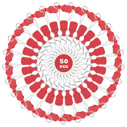 50 Pieces 1.4mm Universal RC Body Clips with Pull Tabs Car Clips RTR Clip Pins H165 Assembly Spare Parts for 1:8 1:10 1:12 Scale Redcat HPI Himoto HSP Exceed RC Car Parts Truck Buggy(Red) - color: 1.4mm