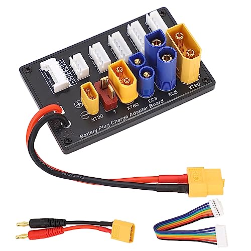 Parallel Charging Board EC3 EC5 T 6S Lipo Battery Balance Charger Balanced Charging Plate Adapter Expansion Board for Imax B6 B6AC IDST Q6 Lite Balance Charger
