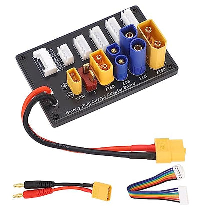 Parallel Charging Board EC3 EC5 T 6S Lipo Battery Balance Charger Balanced Charging Plate Adapter Expansion Board for Imax B6 B6AC IDST Q6 Lite Balance Charger