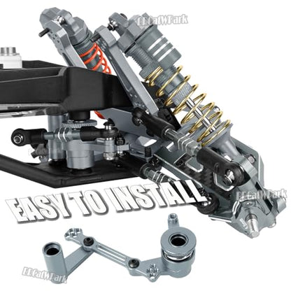 RC Upgrades Part for 1/10 Rustler Stampede (VXL) 2WD,A-Arm,Shock,Drive Shaft,Caster Block,Steering Blocks,Stub Axle Carriers,Steering Bellcranks,Links,Shock Tower,Front Bulkhead,Titanium - color: Titanium - (Rc Upgrades)