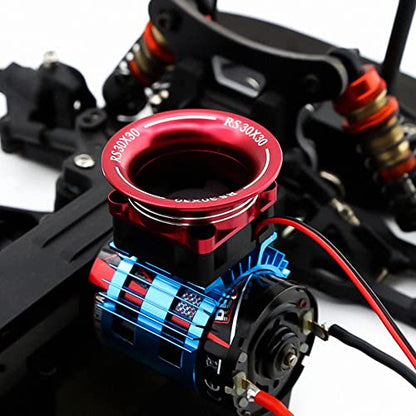 30X30 Cooling Fan Cover Cooling Channel for 540 550 3650 Motor/ESC Heatsink 1/10 1/8 D3 D4 RC Car,2