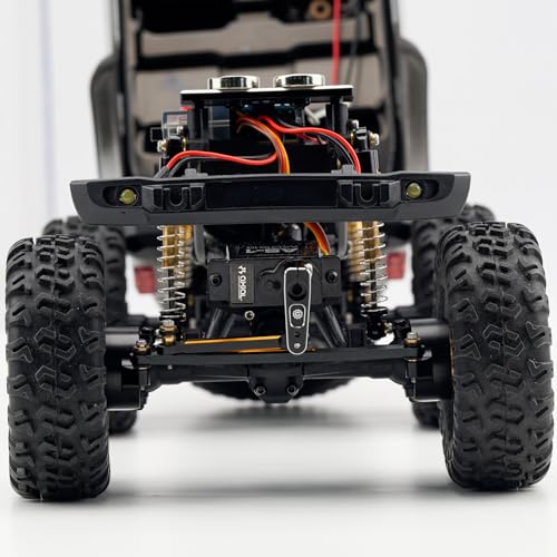 2PCS 15T SCX24 Servo Horn for EMAX ES08MA Suitable for Axial SCX24 AX24 90081 Etc 1/24 RC Crawler Car Upgrades (Black) - color: Black