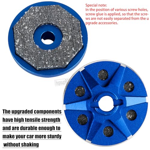 RC 48P&83T Upgrades Parts Spur Gear&Slipper Clutch&Transmission Gear&Slipper Rebuild Kit for 1/10 Slash/Rustler/Stampede/Bandit 2WD(VXL),Pressure Plate Hops up,Navy Blue - color: Navy Blue(48P&83T)