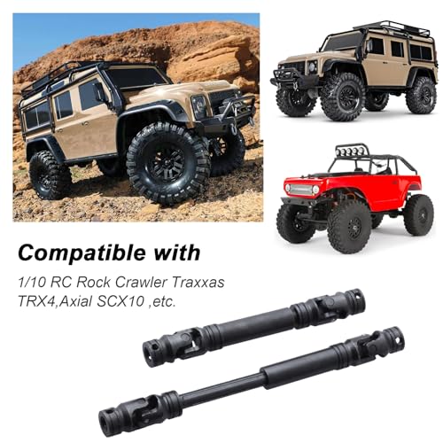 Hobbypark Steel Centre Drive Shaft CVD 90-125mm for 1/10 RC Crawler Traxxas TRX-4 Axial SCX10 Upgrade Parts Hop-Ups Replacement (2pcs)