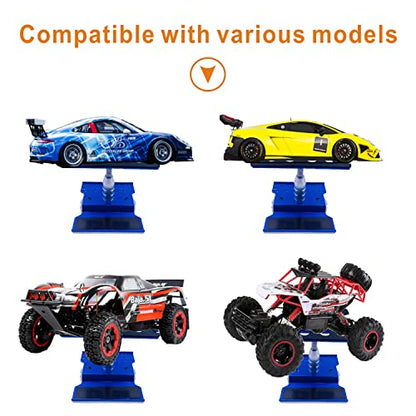 RC car Tool kit,634 Pcs RC Screw Kit,360 Degree Rotation Liftable Repair Workbench,32-in-1 Screwdriver-for 1/16 1/12 1/10 1/8 All Kinds of Remote Control Trucks, Cars, Trains, Planes, etc - color: Blue