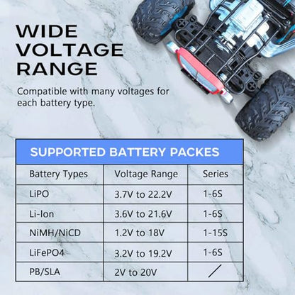 B6AC 80W Lipo Balance Charger 6A Discharger for 1S-6S LiPo Life Li-ion RC Battery