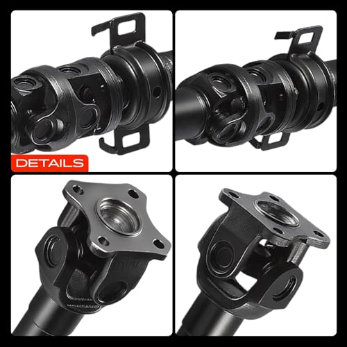 A-Premium Rear Drive Shaft Assembly [4WD] Compatible with Toyota | for Tacoma 1996-2004 L4 2.7L(W59 Manual) V6 3.4L(Automatic), Replace# 371003D240, Precision Balanced Driveshaft Prop Shaft - style: (4WD Automatic) 1996-2004 Tacoma V6 3.4L