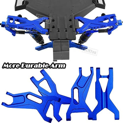 Upgrades for 1/10 Slash 2WD(VXL),RC Shocks,Suspension Arm,Caster Block,Steering Blocks,Stub Axle Carriers,Steering Bellcranks,Shock Tower,Camber Links,Drive Shaft,Hex Hub Adapters,Navy Blue - color: Navy Blue - Upgrades