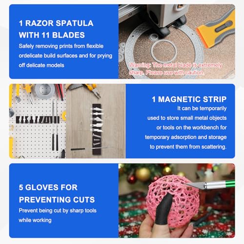 3D Printer Tools Kit - 58PCS 3D Printer Accessories 3D Printing Tool Kit with Nozzle Cleaning Kit, Deburring Tool, Scraper, Files, Carving Knife, Tweezers – 3D Print Tools for FDM/SLA/Bambu lab - style: 58pcs 3D Printing Tool Kit with Deburring Tool
