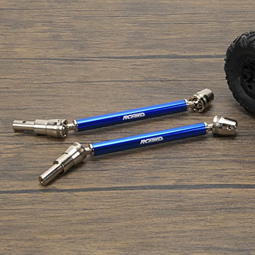 RCAWD 1/10 CVD Driveshafts for Kraton 4S V2 & Outcast 4S V2 Upgrades (Only Fit V2), Axles Joint Shafts Aluminum Parts for ARRMA #ARA311147#ARA4408V2#ARA4410V2 Blue