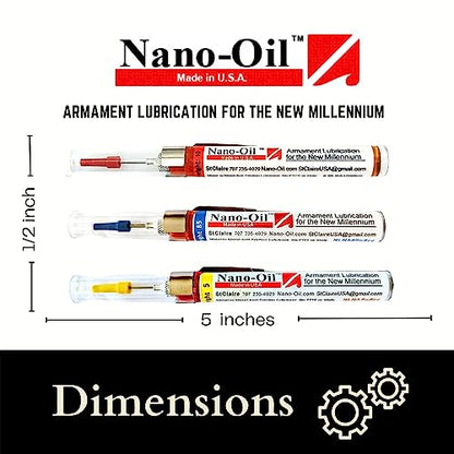 Nano-Oil Trio - All 3 Grades Kit: 5 CLP + 10 + 85 Weight - NanoLube Anti Friction Concentrate NLNA-5-10-85-8cc - style: Nano Trio 5w+10w+85w