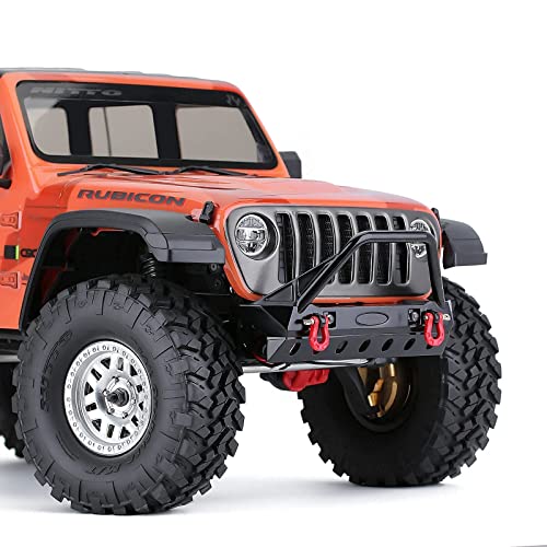 INJORA Front and Rear Bumper Set for 1/10 RC Crawler TRX4 Axial SCX10 90046 & SCX10 III AXI03007 AXI03003