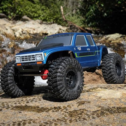 Axial RC Truck 1/10 SCX10 III Coyote 4X4 RTR Brushed Rock Crawler, Blue, AXI-2036T2 (Battery and Charger Not Included) - color: Blue