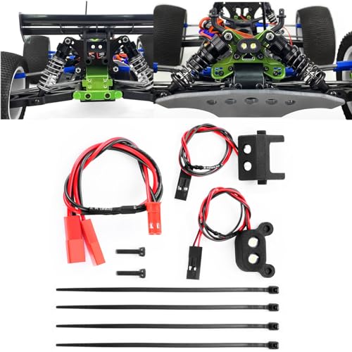 1/14th RC Car LED Light Kits Headlights Taillights Lamp Upgrades for LOSI Mini 8IGHT 4WD Buggy Brushless Car Parts