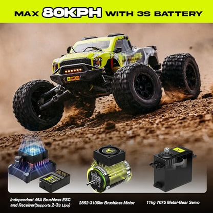 AMORIL Mini 1/10 Truck with an Extra 3S 5000mah Lipo
