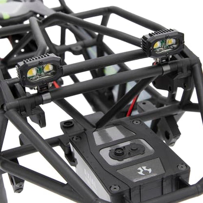 RC Crawler LED Light Kit - Bumper & Headlights for 1/10 Scale Trx4, Trx6, Scx10, Wraith, Redcat Gen 8 - IP67 Waterproof Off-Road Upgrade Accessories
