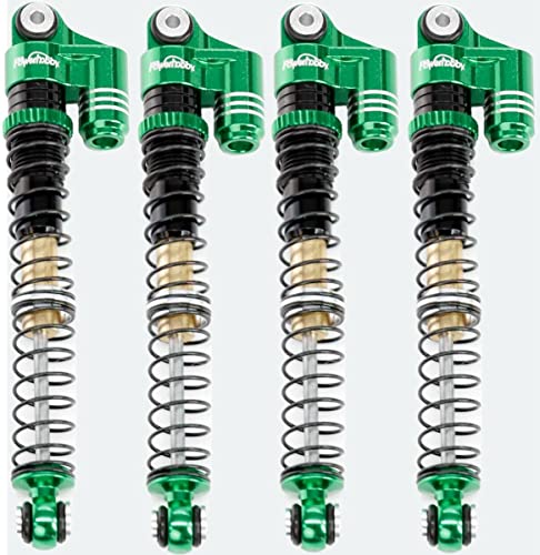 1/24 Axial SCX24 Aluminum 58mm Long Travel Shocks (Green) - color: Green