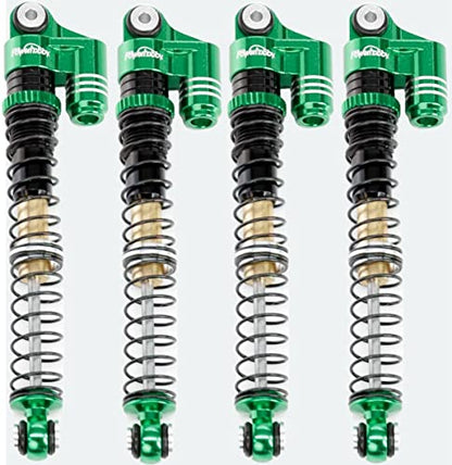 1/24 Axial SCX24 Aluminum 58mm Long Travel Shocks (Green) - color: Green