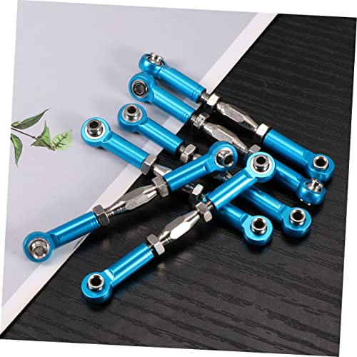 KOMBIUDA 6Pcs Aluminum Turnbuckle Rod Linkage for Epxhsp Racing Hpi Truck Buggy Upgrade Parts Construction Blue - color: Blue